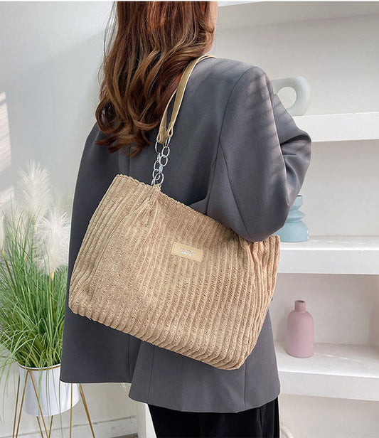 【✨Preprosto in elegantno! 】Julia™ | Torba iz bombažnega žameta 👝
