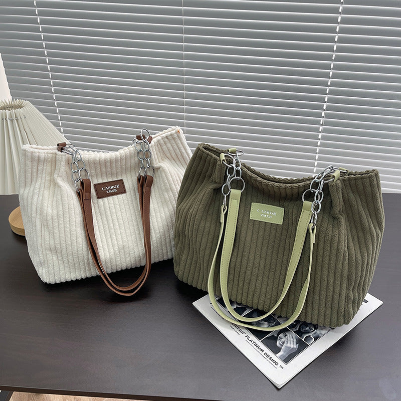 【✨Preprosto in elegantno! 】Julia™ | Torba iz bombažnega žameta 👝