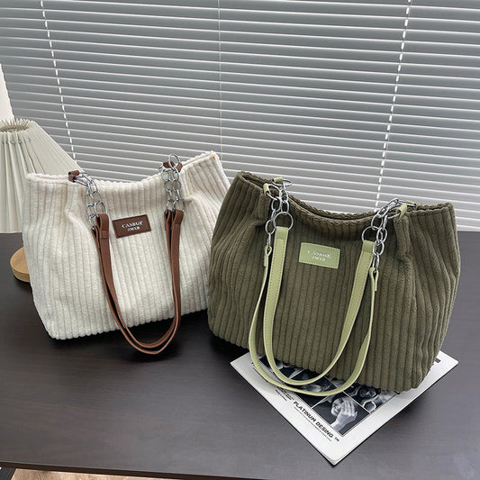 【✨Preprosto in elegantno! 】Julia™ | Torba iz bombažnega žameta 👝