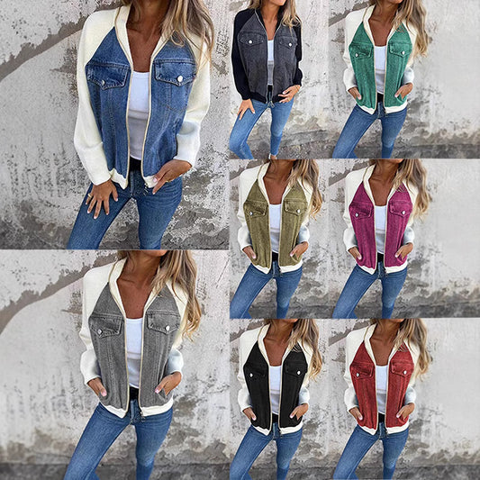 【🔥Jesenske ugodnosti, ⬇️60% popust】Nova modna ženska kreativna jeans jakna