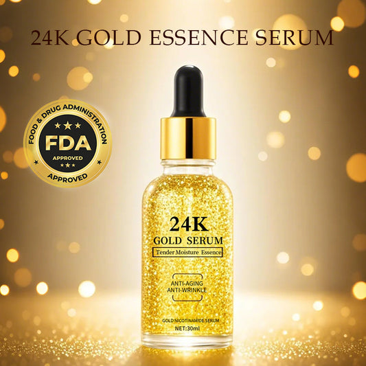 (🔥Kupite 1, dobite 1 gratis)Serum proti staranju, za učvrstitev in nego kože s 24-karatnimi zlatimi kosmiči!