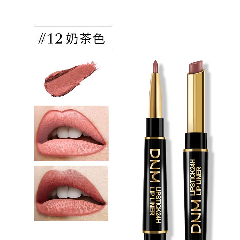 ?2-in-1 Waterproof Lipstick Lip Liner