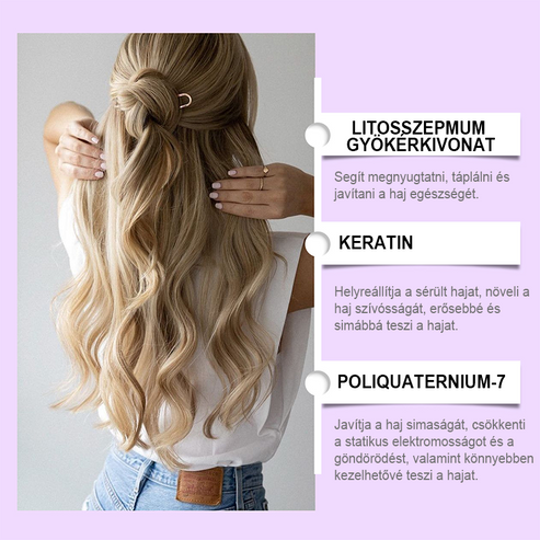 【🔥Globoko hranilna】Maska za lase——Odstranjuje rumene tone, obnavlja sijaj in ščiti barvo