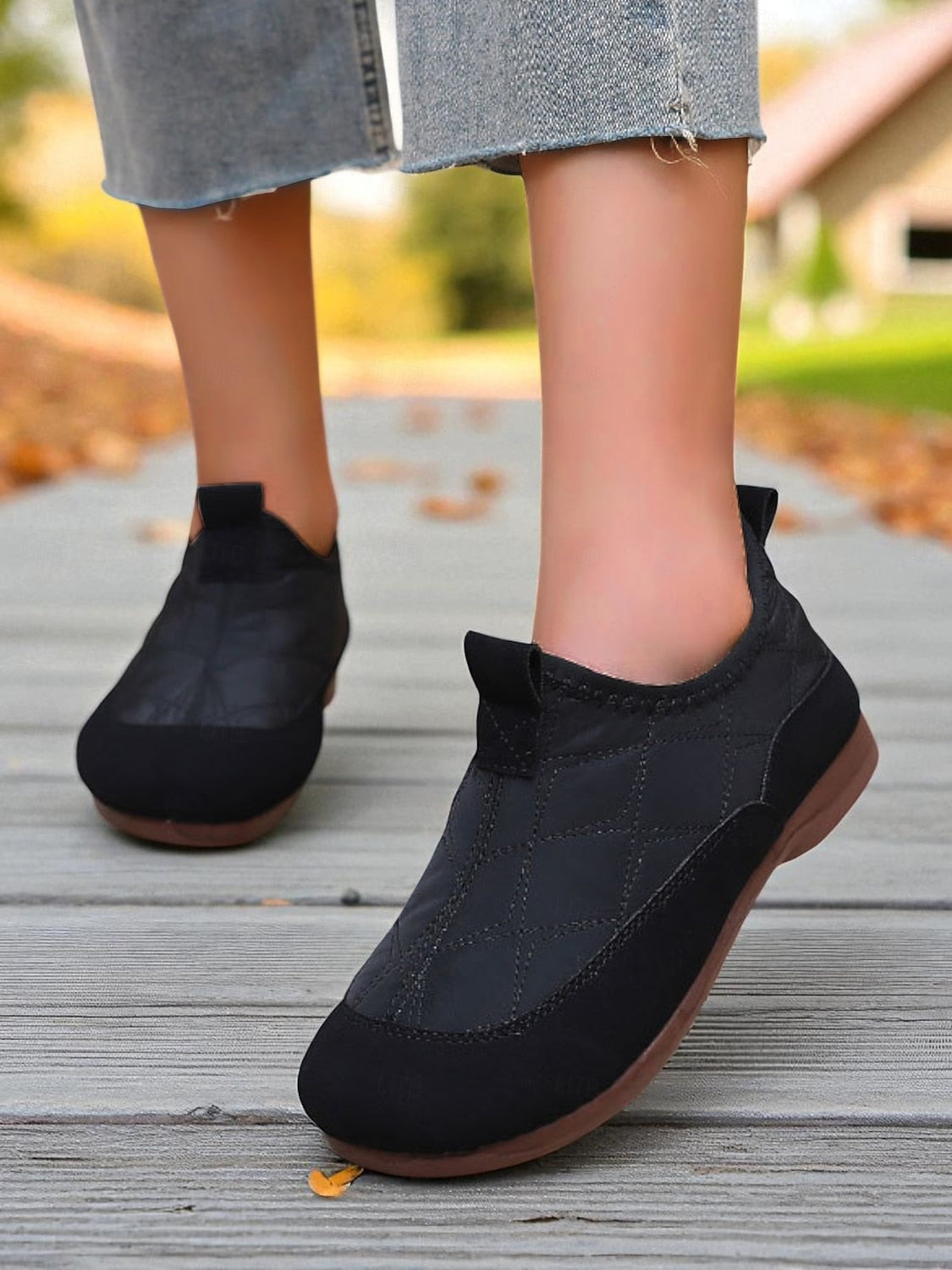 【🔥Ogrejte si noge】Slip-on, bombažni, mehki snežni škornji