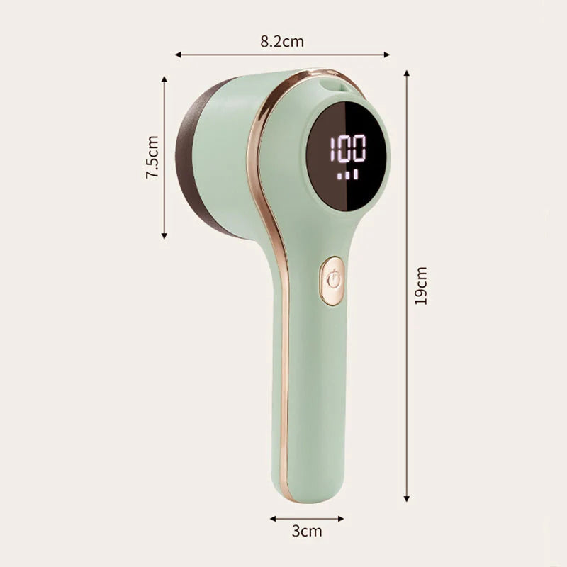 Digital Display Fabric Lint Remover with 3 Speeds