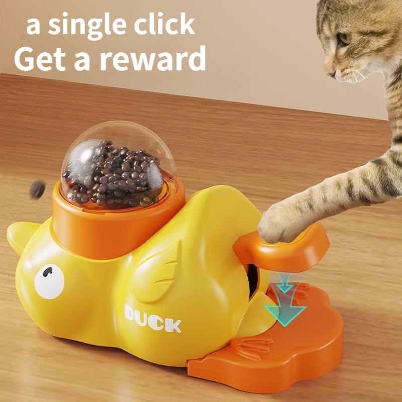 Interactive play meets tasty rewards! Simply press and twist to release treats—keep your pet entertained, engaged, and happily occupied for hours.