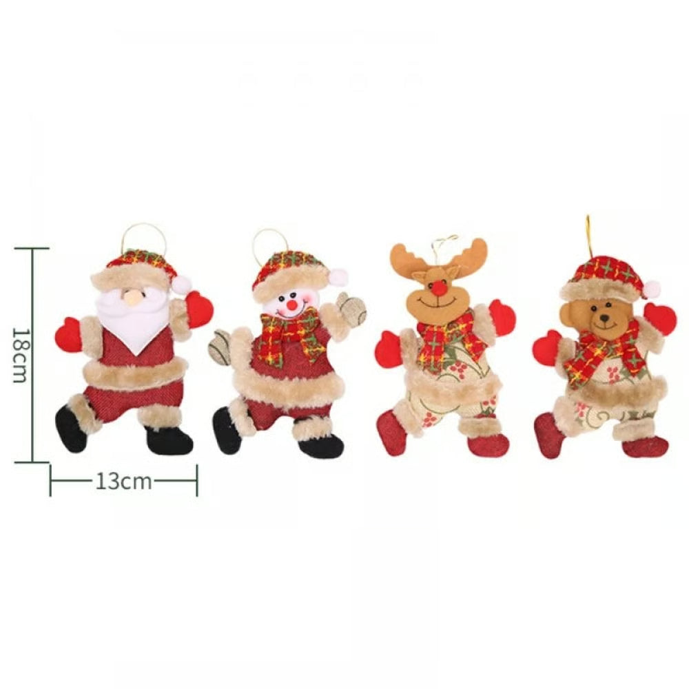 Christmas tree accessories Christmas mini figurines
