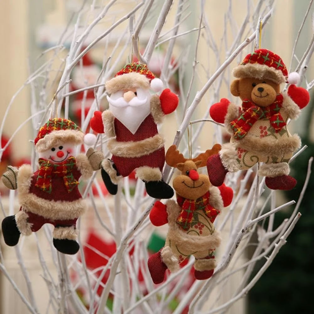 Christmas tree accessories Christmas mini figurines