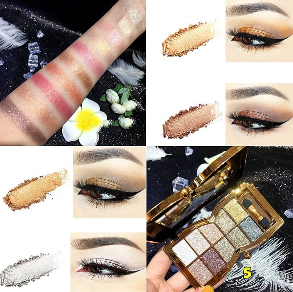 ?LAST DAY 49% OFF✨10 Colors Sparkle Shimmer Eyeshadow Palette