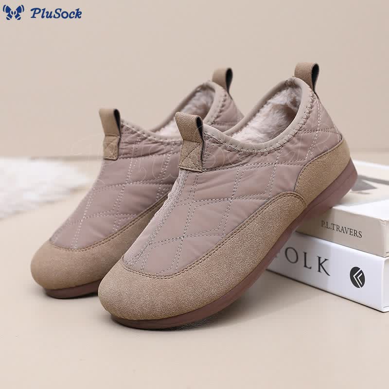 【🔥Ogrejte si noge】Slip-on, bombažni, mehki snežni škornji