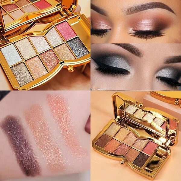 ?LAST DAY 49% OFF✨10 Colors Sparkle Shimmer Eyeshadow Palette