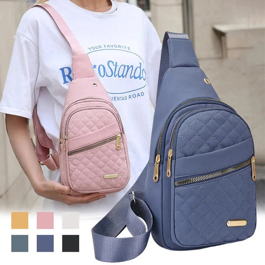 【🔥Preprosta in elegantna!】👝Torba za čez ramo - velika prostornina, vodoodporna, možnost povezave s podatkovnim kablom