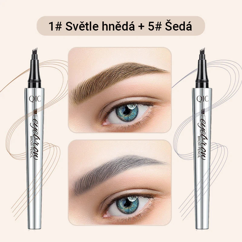 Višenamjenska olovka za obrve s 4 nastavka (2 komada,🎁1 gratis)