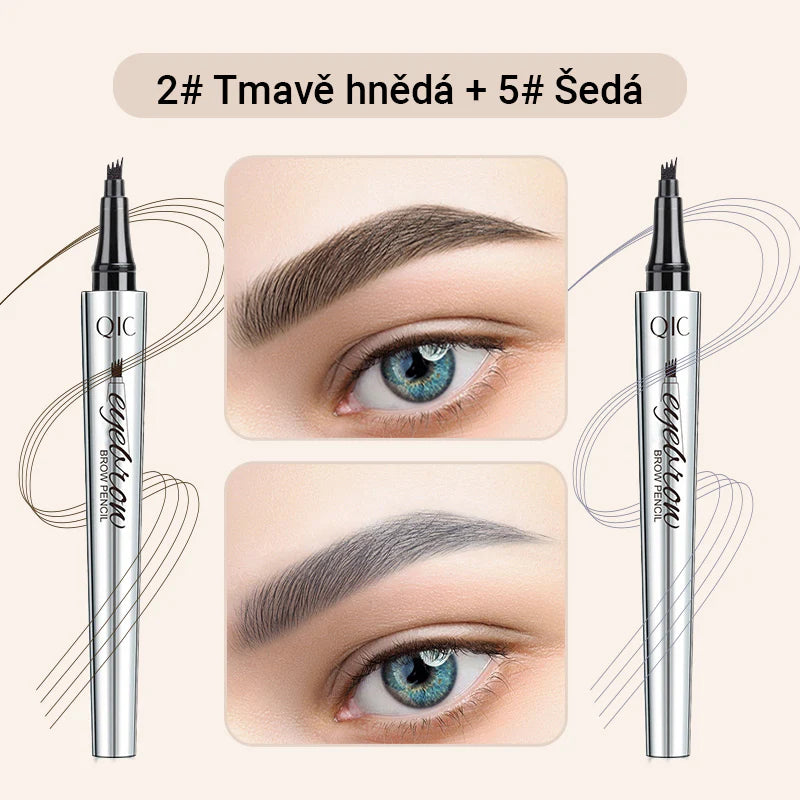 Višenamjenska olovka za obrve s 4 nastavka (2 komada,🎁1 gratis)