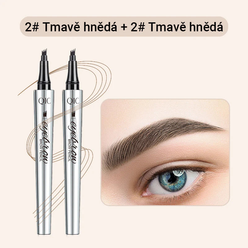 Višenamjenska olovka za obrve s 4 nastavka (2 komada,🎁1 gratis)