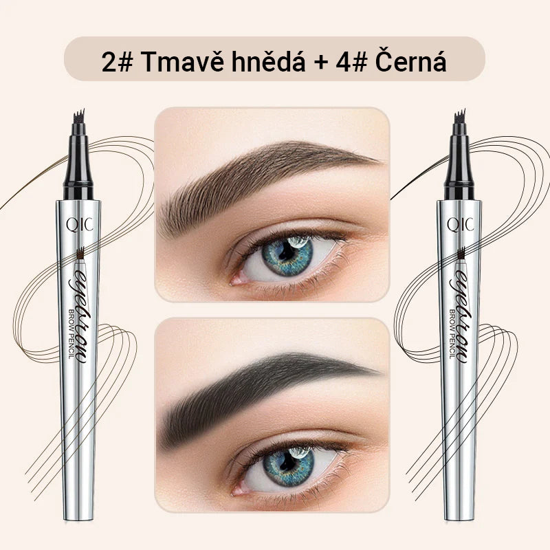 Višenamjenska olovka za obrve s 4 nastavka (2 komada,🎁1 gratis)