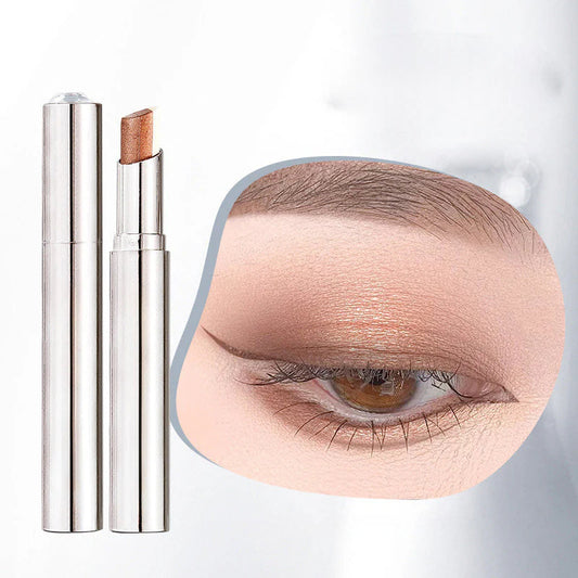 【🔥Ustvarite očarljiv make-up za oči👁️】Vodoodporno gradientno bleščeče senčilo za oči - Tri barve v eni potezi