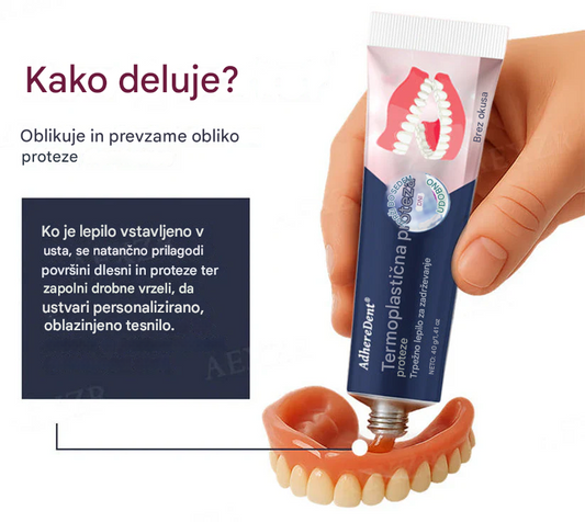 【👍Okrepi zobno protezo】(Prodaja z izgubo!)🔥AdhereDent® Termoplastično lepilo za proteze(Kupite 1, dobite 1 gratis)