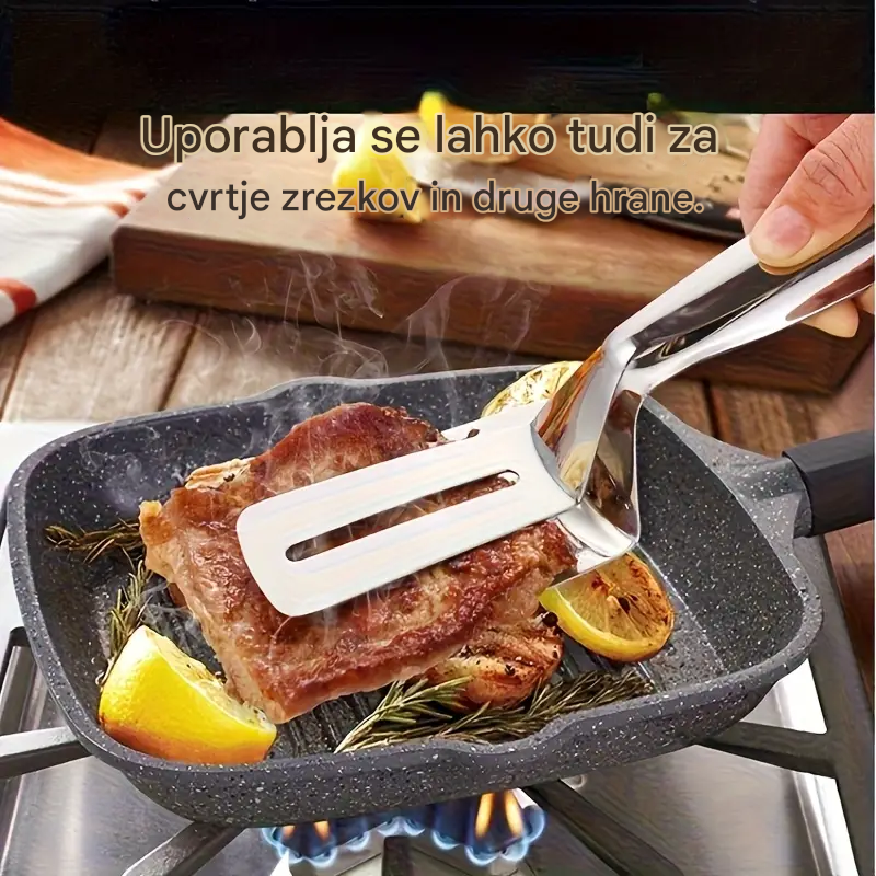 🔥Kupi 1 dobi 1 gratis🔥Klešče za žar, klešče za pečeno ribo, klešče za hrano, kuhinjske