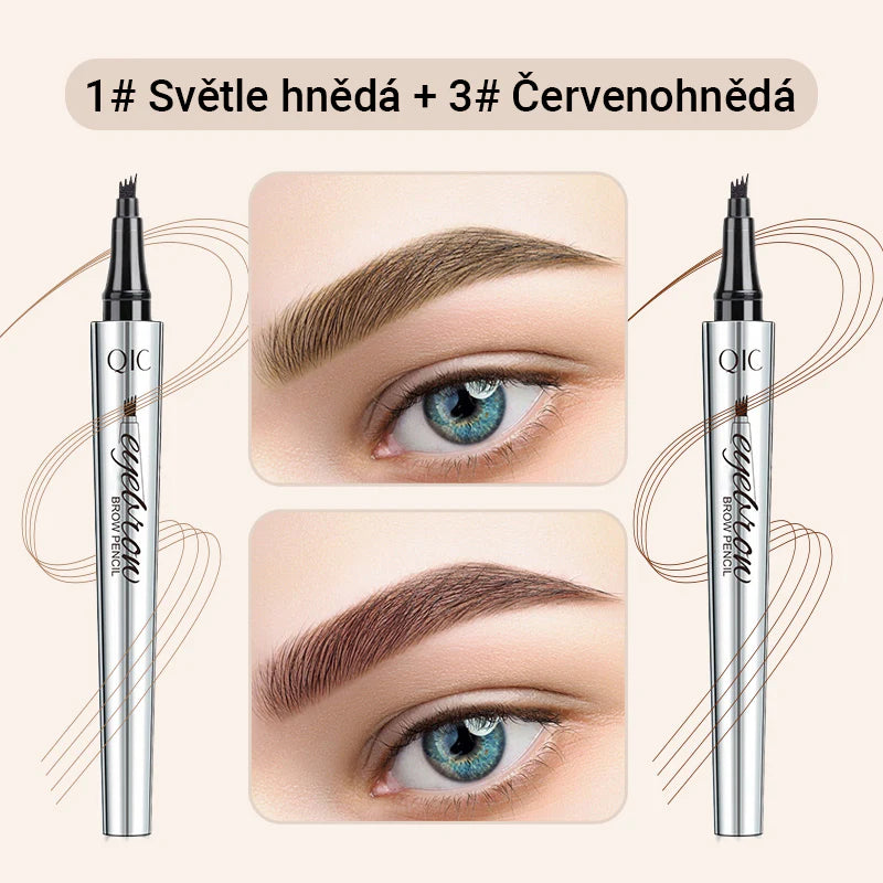 Višenamjenska olovka za obrve s 4 nastavka (2 komada,🎁1 gratis)