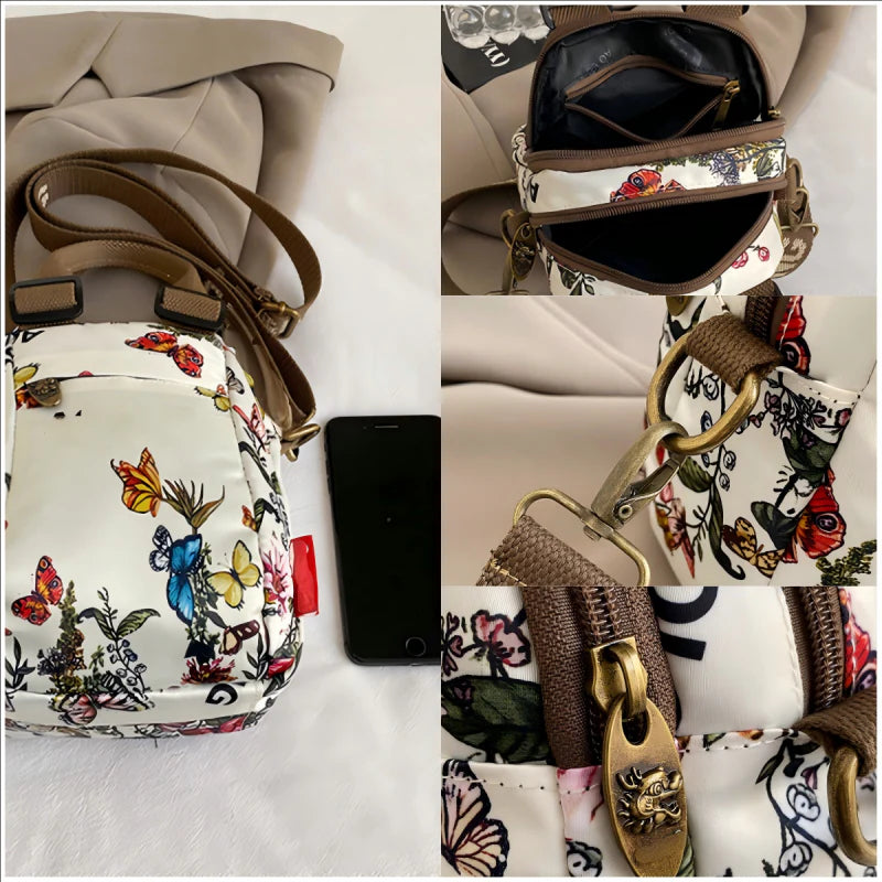 【✅Elegantna in kompaktna】🔥Ženska večplastna torba za čez ramo s potiskom