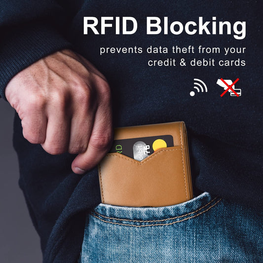 🔥50 % popust v akciji:Moška ultra tanka denarnica z RFID blokado