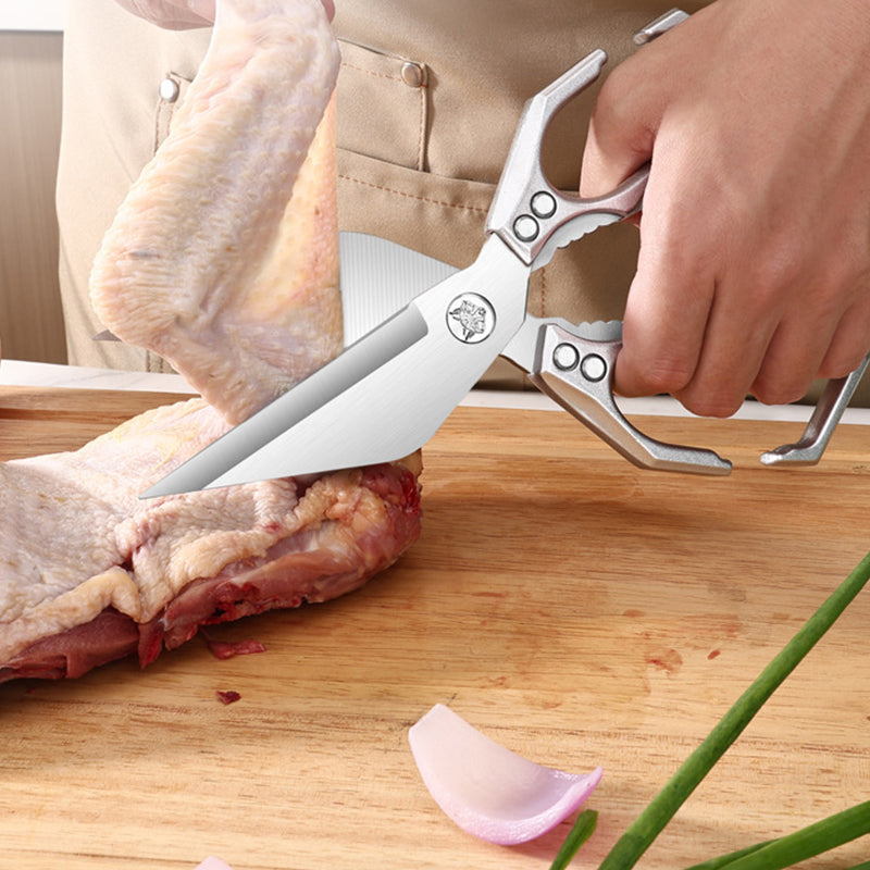 【👍Večfunkcijske škarje】Vsestranske in trpežne kuhinjske škarje✂️