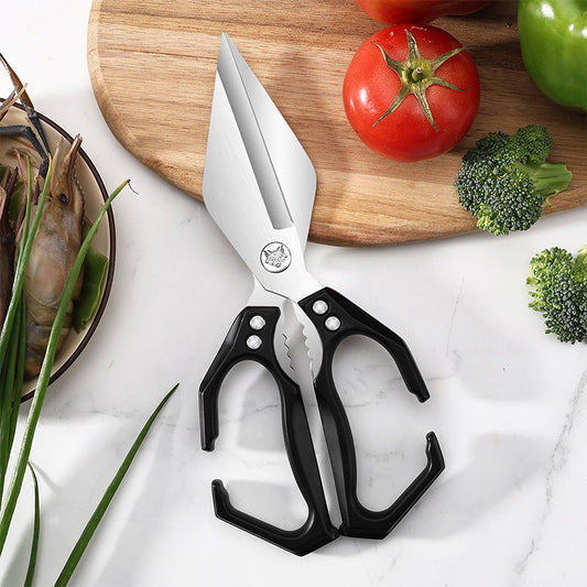 【👍Večfunkcijske škarje】Vsestranske in trpežne kuhinjske škarje✂️
