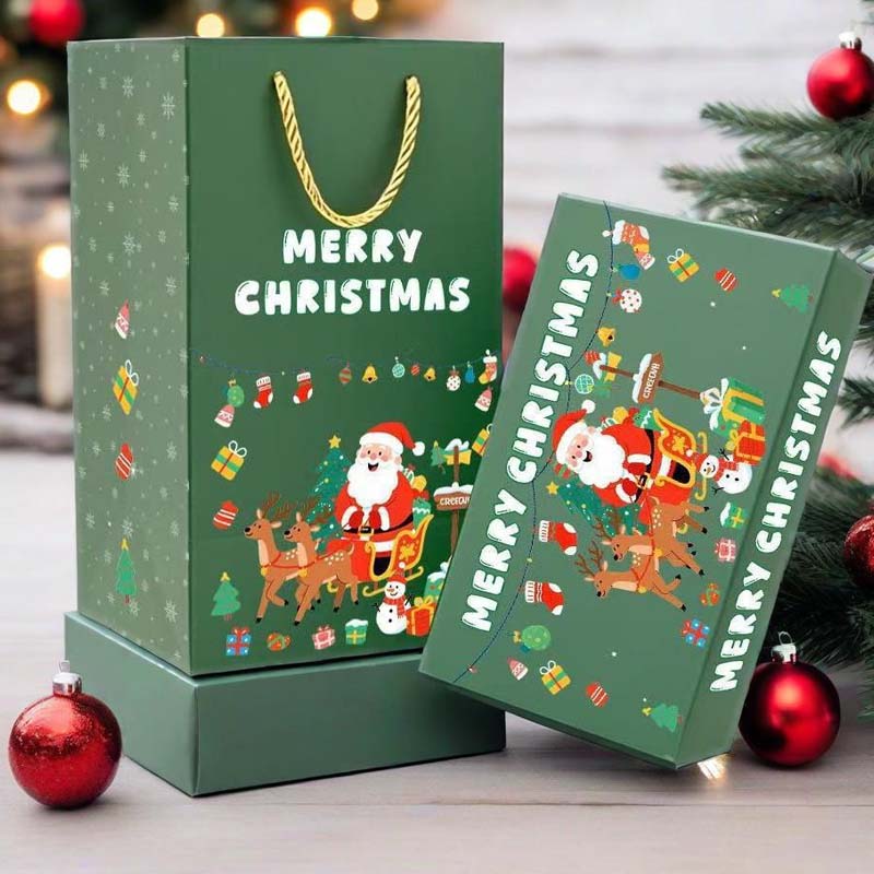 【🎅🎄Pohitite in se pripravite na božič! 】Edinstvena zložljiva darilna škatla za božič