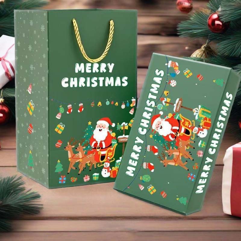 【🎅🎄Pohitite in se pripravite na božič! 】Edinstvena zložljiva darilna škatla za božič