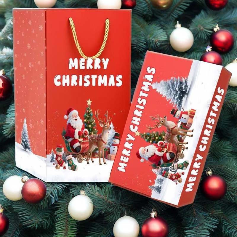 【🎅🎄Pohitite in se pripravite na božič! 】Edinstvena zložljiva darilna škatla za božič