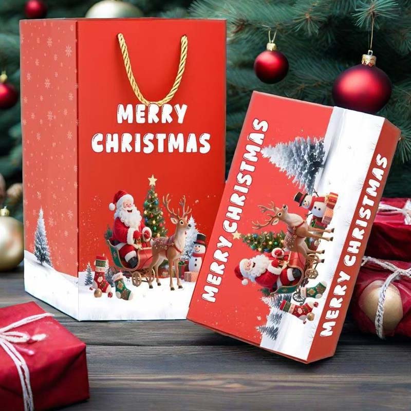 【🎅🎄Pohitite in se pripravite na božič! 】Edinstvena zložljiva darilna škatla za božič