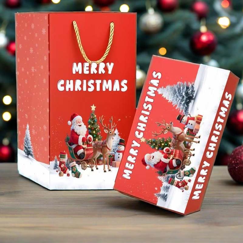 【🎅🎄Pohitite in se pripravite na božič! 】Edinstvena zložljiva darilna škatla za božič