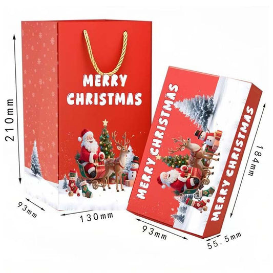 【🎅🎄Pohitite in se pripravite na božič! 】Edinstvena zložljiva darilna škatla za božič