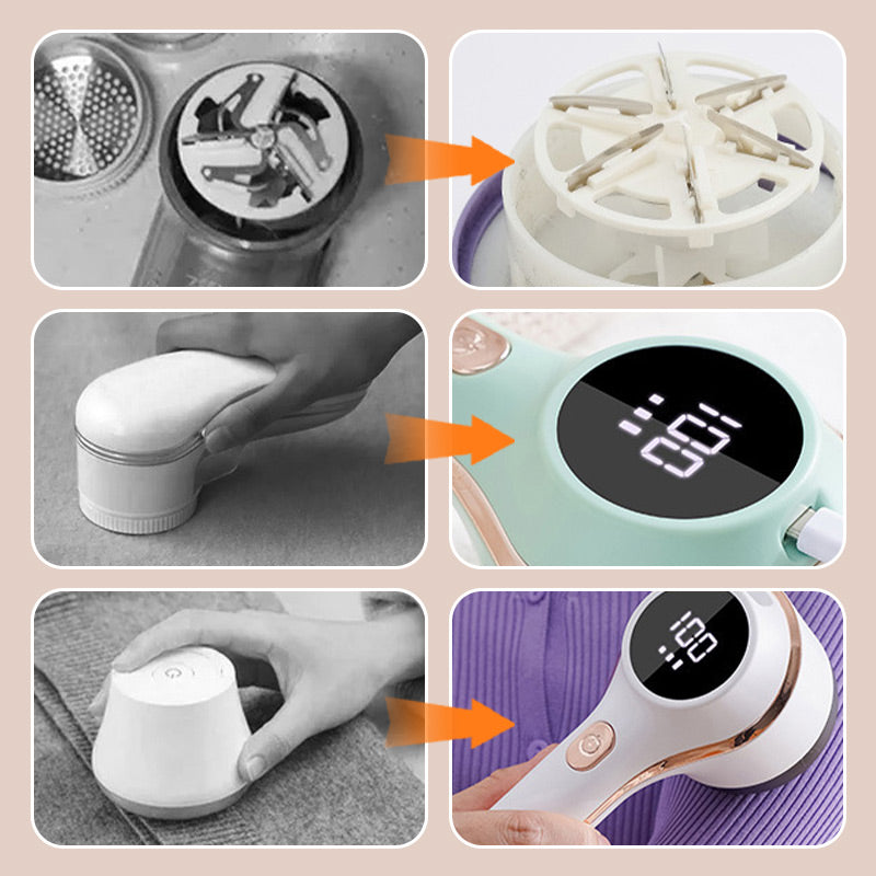 Digital Display Fabric Lint Remover with 3 Speeds