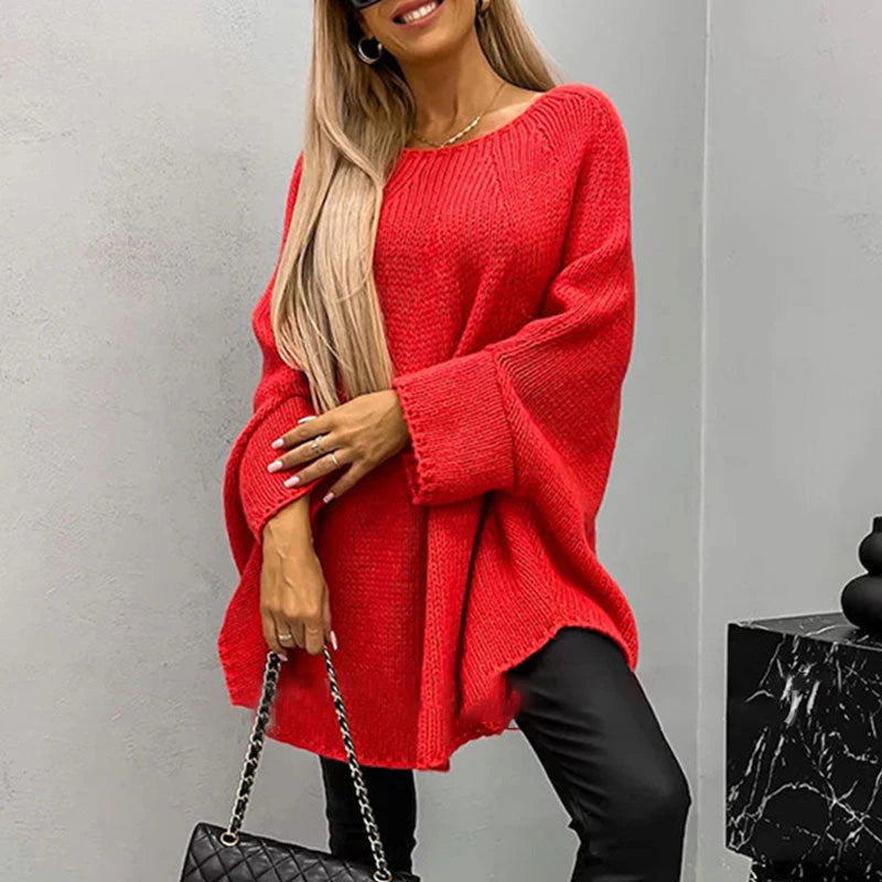【🔥Topel in udoben】✨Eleganten ženski pleteni pulover