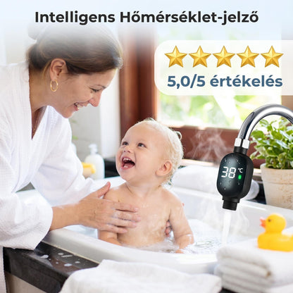 🚿 Zuhanyhőmérő🌡️ – Pontos és biztonságos víz hőmérő mutatás!