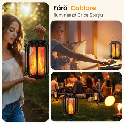 🌞Ofertă de vară 🔥Lanterna solară pentru exterior cu 4 moduri