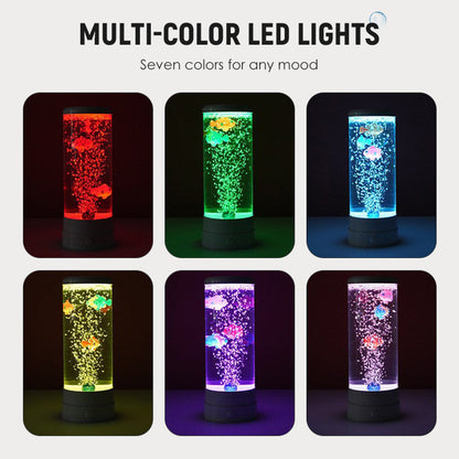 LED Buborékos Hal Akvárium Lámpa