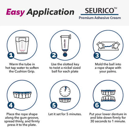 😁Seurico™ Prémium Ragasztó Krém🦷 (✨VEGYÉL 1-ET, KAPJ 1-ET INGYEN🎁)