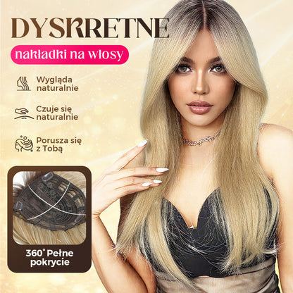 🔥Top Layered Bangs Hairpiece dla kobiet z przerzedzonymi włosami