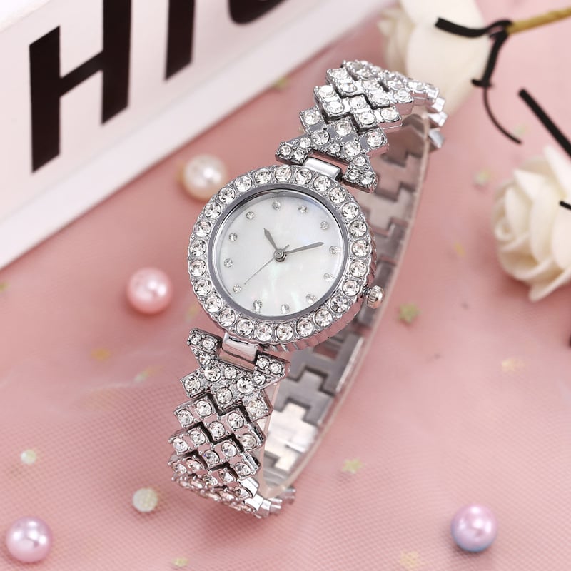 【🔥Elegantne in prefinjene ure】⌚Ženska luksuzna platinasta ura