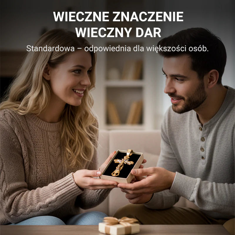 【🎁Božična ponudba🎄】Ogrlica z obeskom, ki prikazuje Jezusa