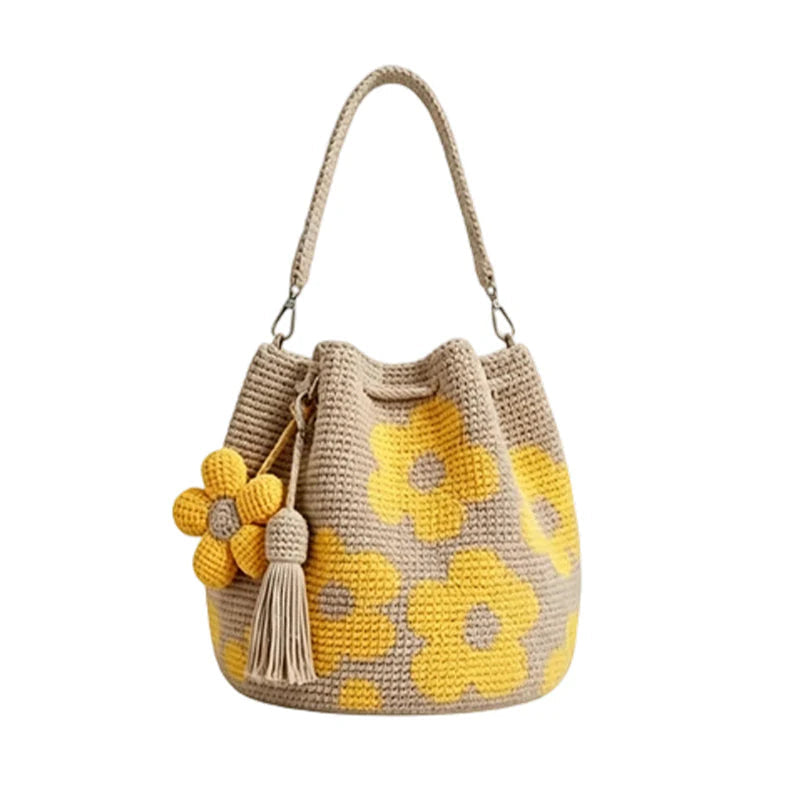 🌼Bohém stílusú horgolt, kézzel kötött táska | Egy nyári hangulattal teli táska👜