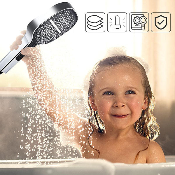 3 az 1-ben nagynyomású zuhanyfej