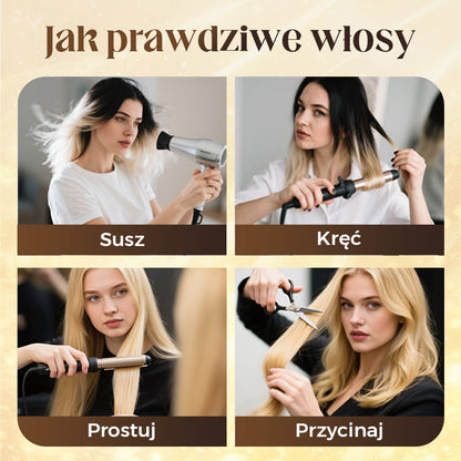 🔥Top Layered Bangs Hairpiece dla kobiet z przerzedzonymi włosami