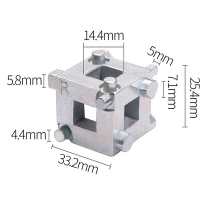 🎁🔥2+2 INGYEN (4 db)🔧 Féknyereg-dugattyú összenyomó szerszám – Univerzális, 360°-os ratchet funkció – Utánvét 🚗✨