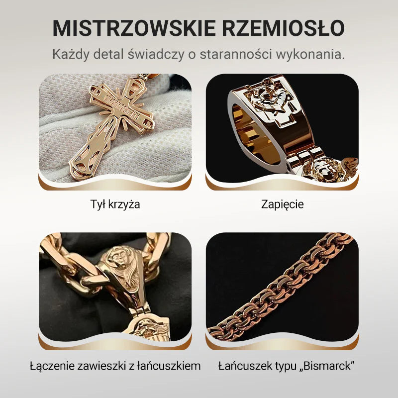 【🎁Božična ponudba🎄】Ogrlica z obeskom, ki prikazuje Jezusa