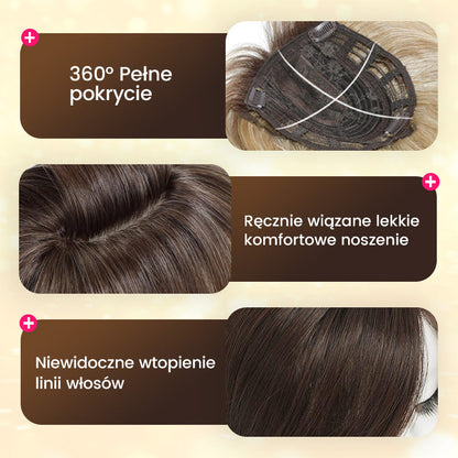 🔥Top Layered Bangs Hairpiece dla kobiet z przerzedzonymi włosami