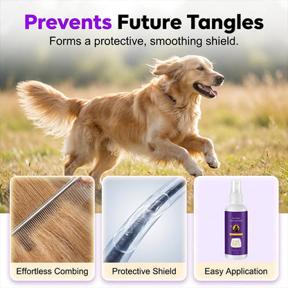 💰Többet vásárol, többet spórol!🐾 Levendulás szőrcsomó oldó spray – Stresszmentes állatápolás！